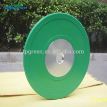 colored crossfit rubber coated Barbell weight plate